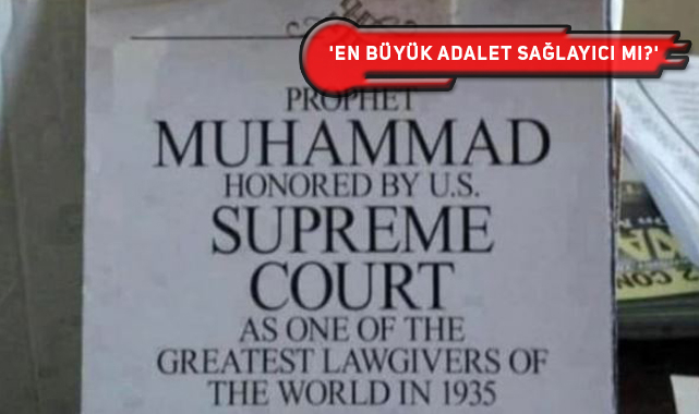 Hz Muhammed'in ABD Mahkemelerindeki Yeri Önemi