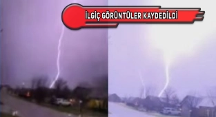 Kansas'ta Yukarı Yönlü Şimşekler Görüldü