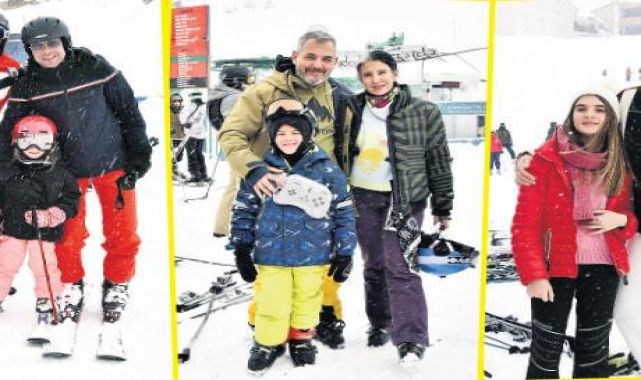 Kartalkaya’da kar keyfi