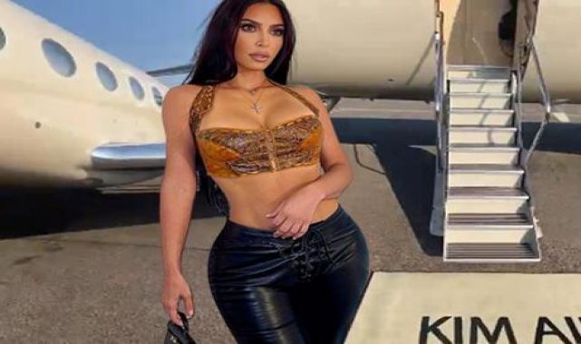 Kim Kardashian 95 milyon dolara jet aldı! Sıfırdan dekore etti