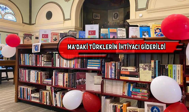 Massachusetts'te Kütüphaneye 'Türkçe Kitaplar Bölümü' Açıldı