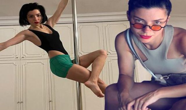 Merve Boluğur'dan direk dansı paylaşımı! 'Uçuyorum'