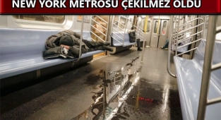 New York Metrosunda İdrarını Yapan Adama Gözaltı