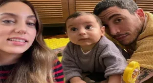 Öykü Karayel ve oğlu Roman'dan Can Bonomo'ya sürpriz!