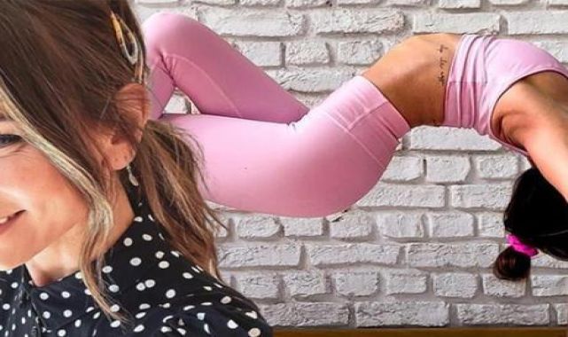 Oyunculuğu bırakıp yoga eğitmeni olan Zeynep Tokuş'tan zor hareket