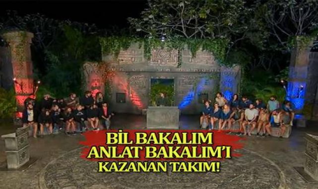 Survivor'da Bil Bakalım ve Anlat Bakalım oyunlarını kim kazandı? 10 Mart Survivor ödülü