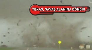 Texas'ta Dev Hortum Her Şeyi Yuttu!