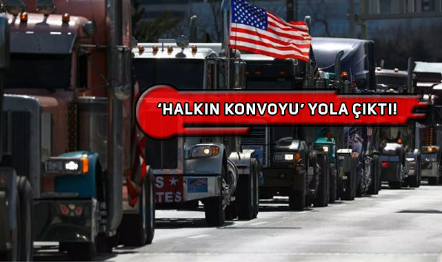 TIR-Kamyon Şoförleri, Washington'da Trafiği Kilitledi