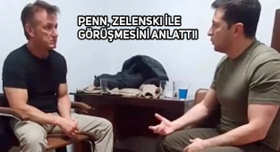 Ünlü Aktör Sean Penn, Zelenski İle Görüştü