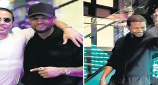 Usher’den tuzlama hareketi