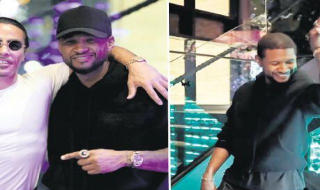 Usher’den tuzlama hareketi