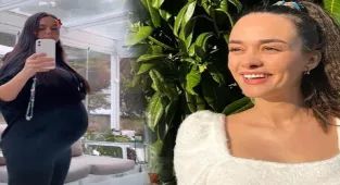 Yedi aylık hamile olan Hande Soral'dan 'göbek güncelleme' pozu