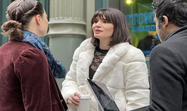 Ayça Varlıer, New York sokaklarında çekim yaptı