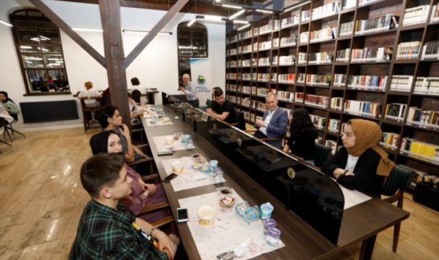 Bursa İnegöl Kitaphanede iftar sofrası