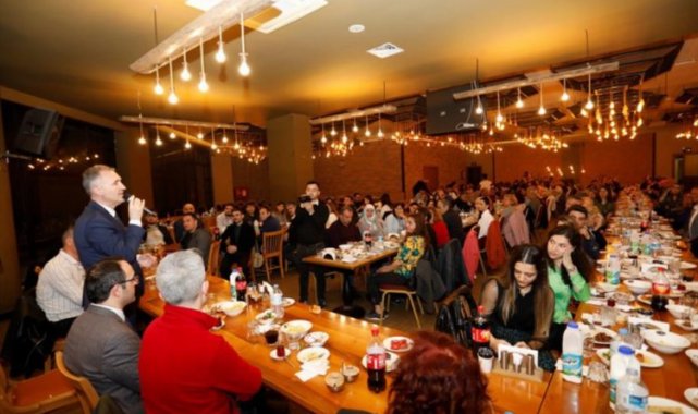 Bursa İnegöl'ün kültür sanat ekibi iftarda buluştu