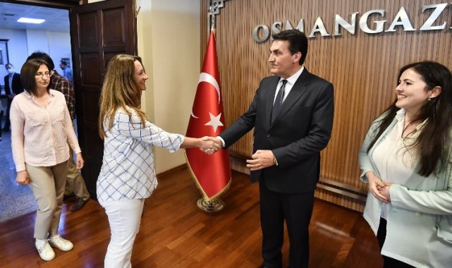 Bursa Osmangazi Belediyesi'nde bayramlaşma