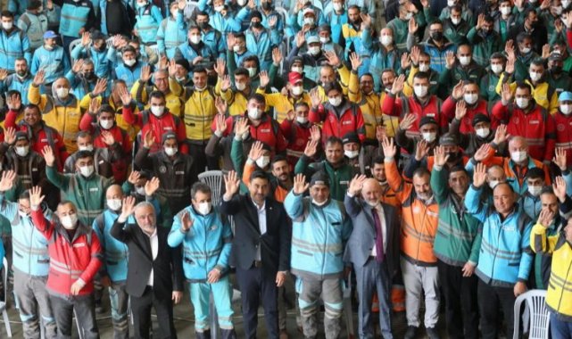 Kayseri Kocasinan'da Ramazan ayı öncesi çalışanlar bir araya geldi