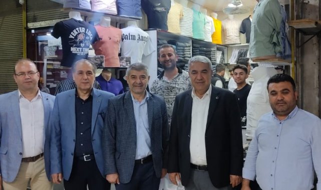 KMESOB Başkanı Kuybu'dan bayram öncesi esnaf ziyareti