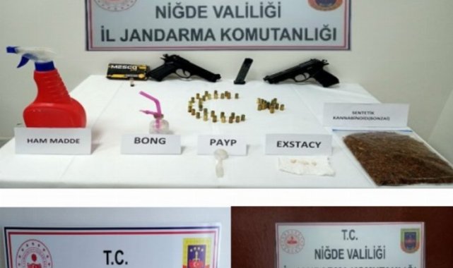 Niğde'de 14 şüpheli hakkında işlem yapıldı 2'si cezaevine gönderildi