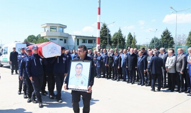 Şehit memur Bursa'dan Ağrı'ya uğurlandı