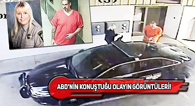 ABD'de Gardiyanın, Mahkumu Kaçırdığı Anlar