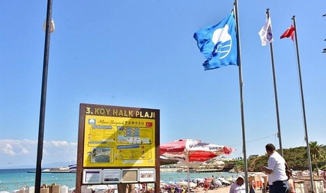 Didim'de 11 plaj ve 1 marina mavi bayraklı