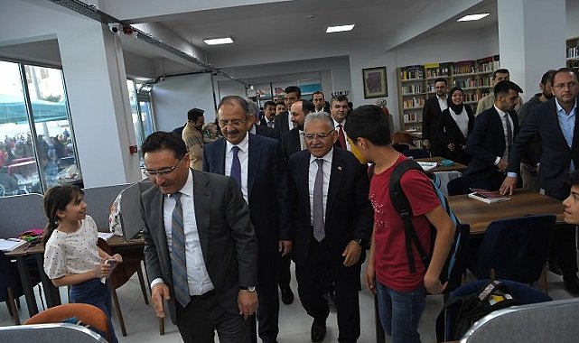 Kayseri Büyükşehir'den 8'nci kütüphane