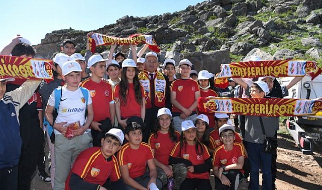 Kayseri'de 1500 mahlep fidanı dikildi