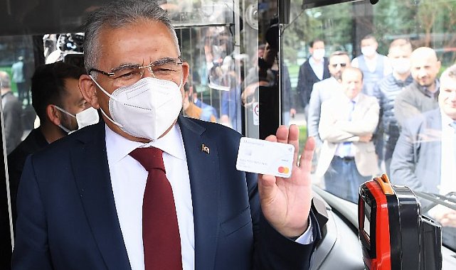 Kayseri'de temassız karta 1 biniş ücretsiz!