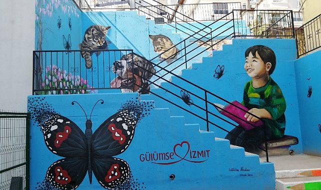 Kocaeli İzmit'in sokaklarında sanat var