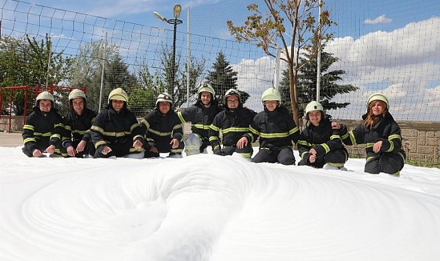 Nevşehir'de cezaevi personeline itfaiyeden eğitim