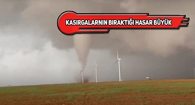 Oklahoma ve Texas Kasırgalar Nedeniyle Zorda!
