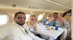 Seda Sayan ve Çağlar Ökten balayında