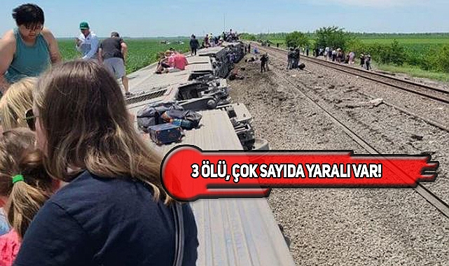 ABD’de 243 Yolculu Tren Raydan Çıktı