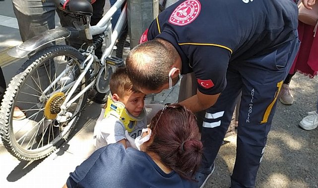 Adıyaman'da otomobilin çarptığı çocuk yaralandı