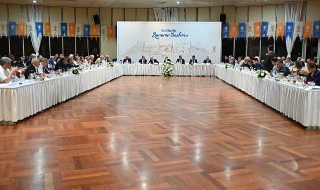 AK Partili Zengin, Bursa'da STK başkanları ile buluştu