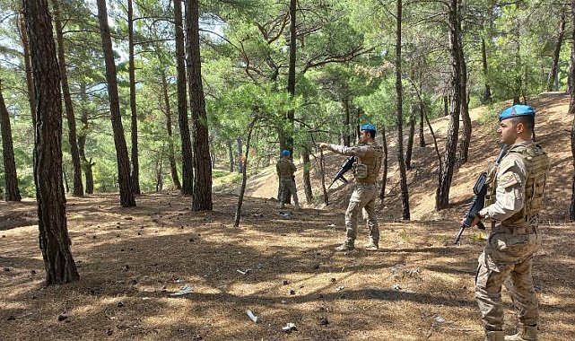 Asker Balıkesir ormanlarında nöbette