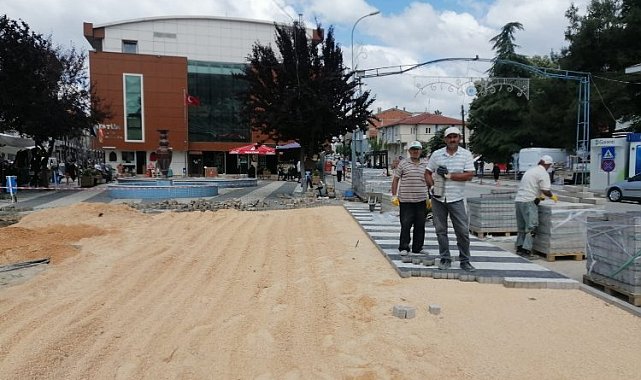Bilecik Pazaryeri'nde 'Kamil Koç' anısını yaşatan parkta revizyon