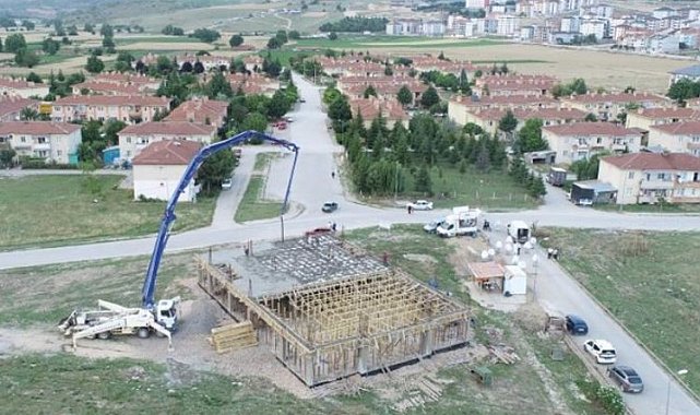 Bursa İnegöl'e hayırsever katkılı camiye temsili temel