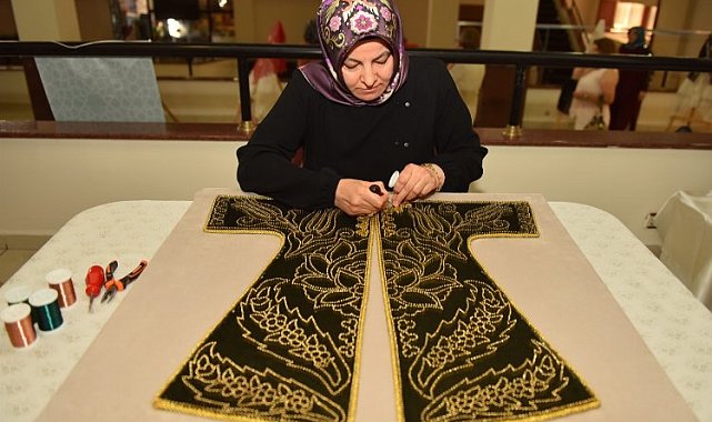 Bursa Yıldırım'da el emeği göz nuru sergisi
