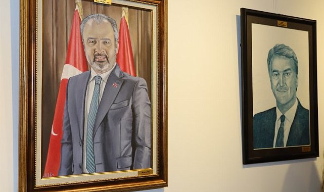 'Bursa'yı Yönetenler'in portreleri ilgi gördü