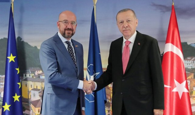 Cumhurbaşkanı Erdoğan AB Konseyi Başkanı'nı kabul etti