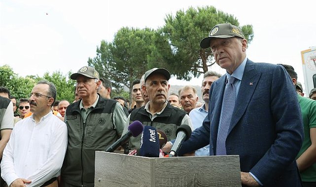 Cumhurbaşkanı Erdoğan: "Ağaçlandırma çalışmaları başlatılacak"