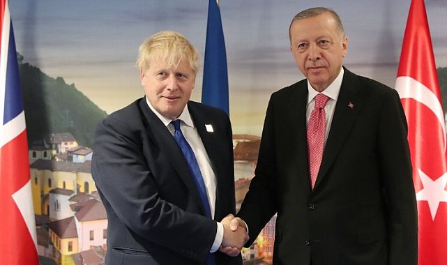 Cumhurbaşkanı Erdoğan Johnsan ile görüştü