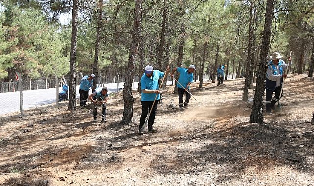 Gaziantep ormanlarında olası yangın alarmı