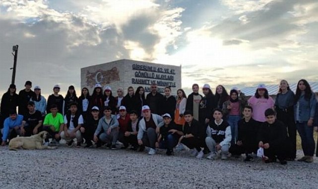Giresunlu uşaklar dedelerine selam götürdü