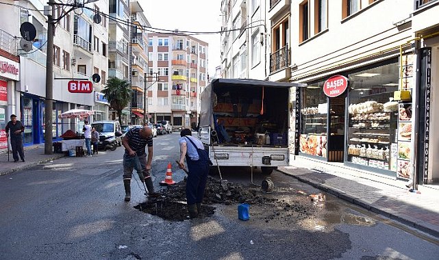 Giresun'un alt yapısında yoğun mesai