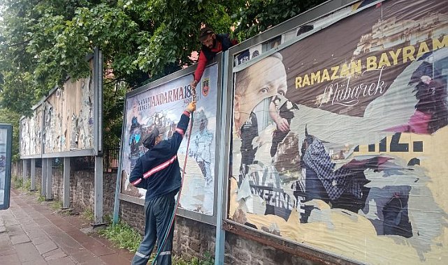 Kars'ta görüntü kirliliğine son