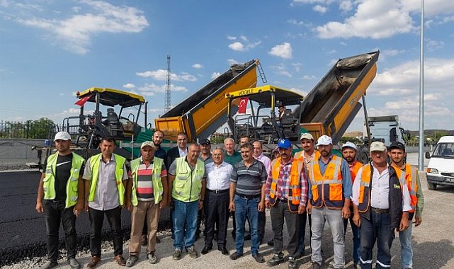 Kayseri Büyükşehir'den asfalt mesaisi