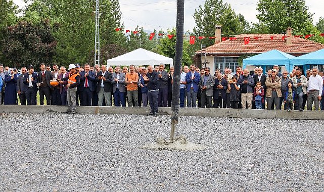 Kayseri Yahyalı'da Yerköy Camii'nin temeli atıldı